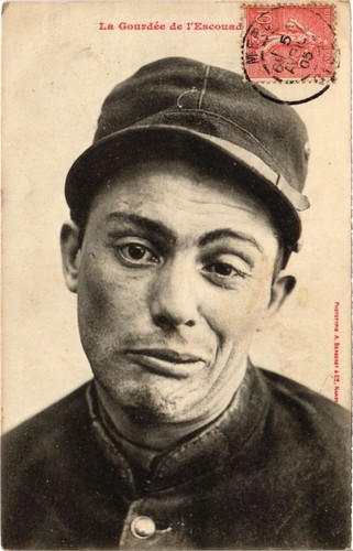 Old postcard man begeret - ak,