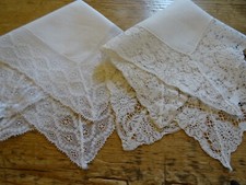 2 Vintage Antique Wide Net