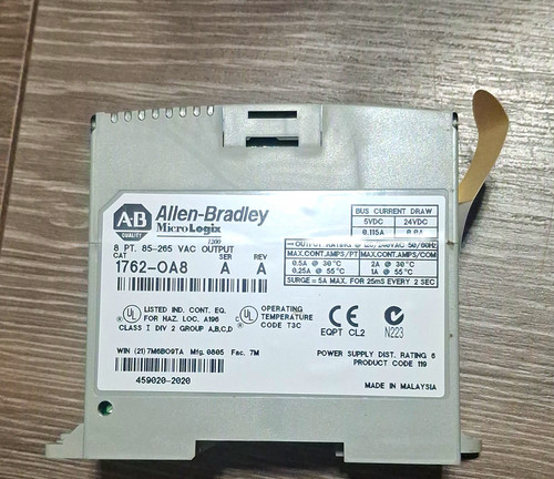 1762 oa8 micrologix - 1762-oa8, 1200
