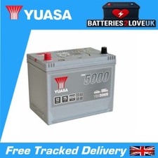 Yuasa  YBX5069 Silver High Performance SMF Battery - 12V 75Ah 650CCA- 5Yr War...