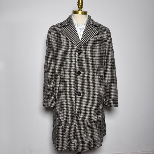 1970s harris tweed overcoat - harris,