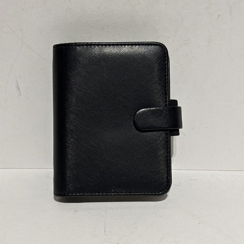 Filofax black italian faux - filofax,
