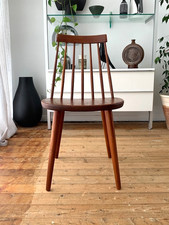 VINTAGE 'PINNOCKIO' SIDE CHAIR YNGVE EKSTROM STOLAB SWEDEN midcentury