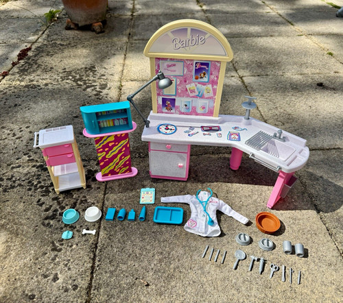 Barbie vet clinic furniture - barbie,