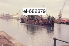 35mm Slide Ship VESSEL MINING, RIGGING, DREDGER DATED 1970's Original 