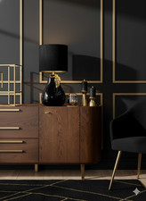 Next Black Pear Table Lamp