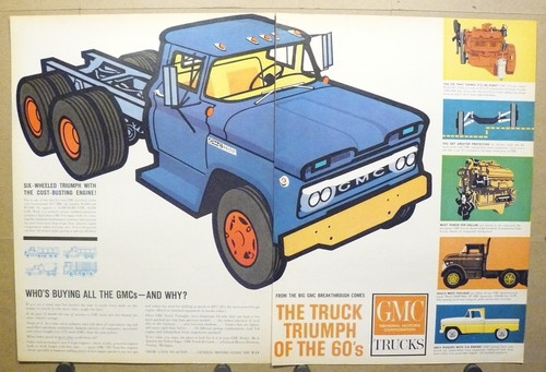 1961 gmc 5500 semi tractor - 1961, semi-tractor