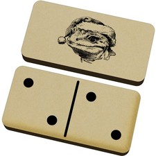 'Leopard Gecko Wearing Santa Hat' Domino Set & Box (DM00053518)
