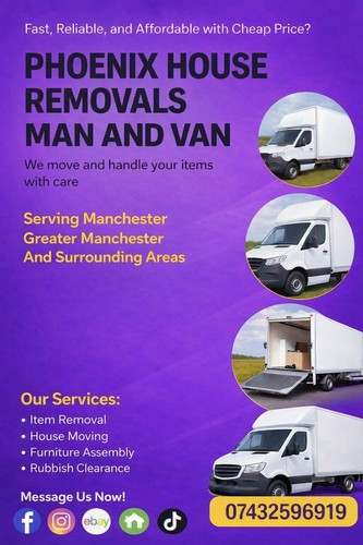 Man and van - van, hire