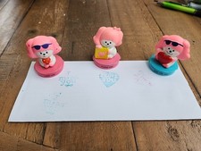 1980s Vintage POOCHIE Dog Ink Stamp / Stampers Mini Figures