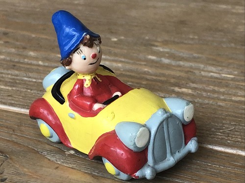 Vintage plastoy noddy - plastoy, car