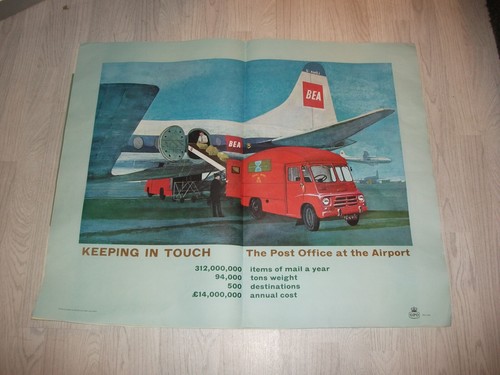 Original 1960 gpo poster - original,