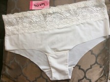 Ladies Sexy Cream Lacy Frilly