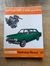 Datsun 510 1300 & 1600 (1968-1970) Workshop Manual