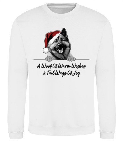 Norwegian elkhound christmas - norwegian,