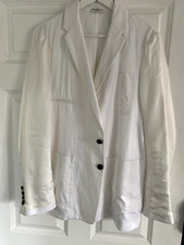 DRIES VAN NOTEN WHITE JACKET SIZE 50