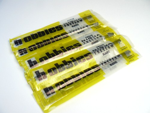 Yellow label fretsaw blades - yellow,