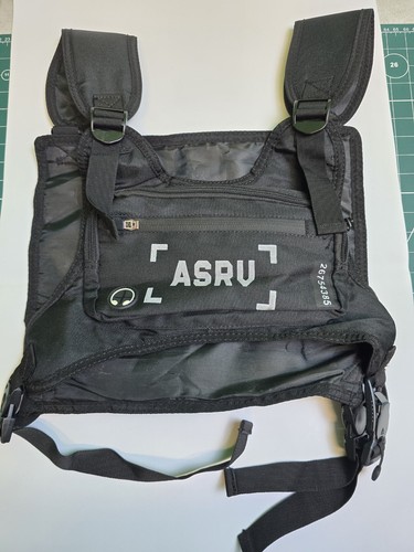Asrv men chest bag techwear - chest,