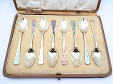 Antique Boxed Silver Gilt