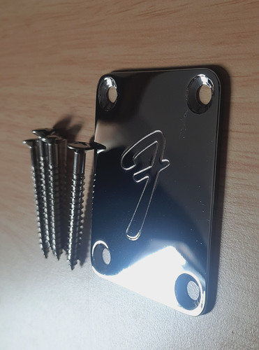 Fender mij neck plate logo - fender,