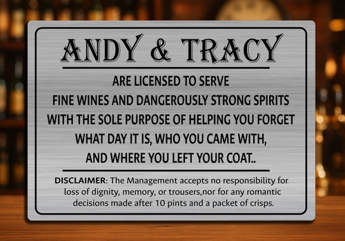Funny personalised silver bar - personalised,