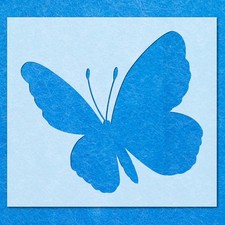Butterfly Flying Stencil