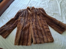 A 1940's Musquash  Fur Coat