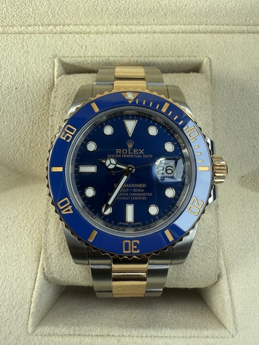Rolex submariner 116613lb blue - rolex,