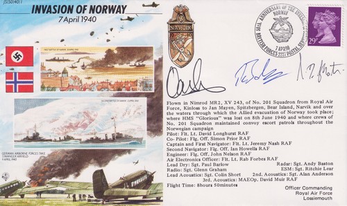 Nimrod xv243 raf flown cover - nimrod,