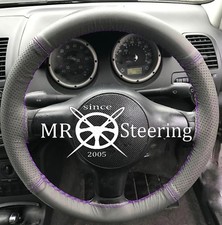 GREY TWO TONE LEATHER STEERING