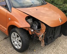 Citroen C3 Pluriel Drivers Side Wing Orange