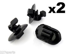 2x Renault Trafic Bonnet Stay Clips- Plastic Holders for Support Strut Rod