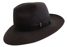 BORSALINO BROAD BRIM BEAVER FEDORA AND CUSTOM BORSALINO HATBOX