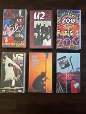 U2 VHS video cassettes X 6