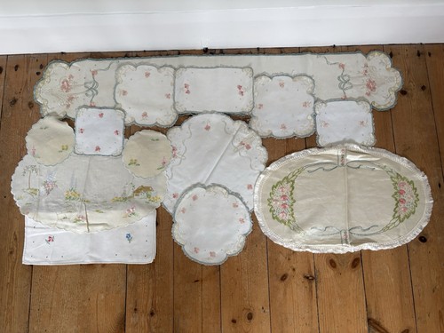 Vintage 30s 40s embroidered - vintage,