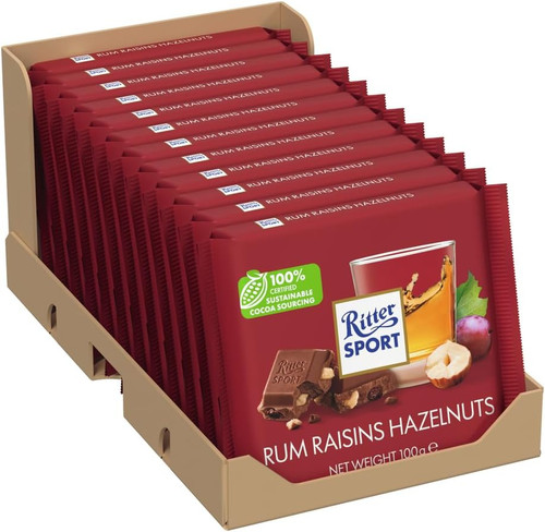 Ritter sport rum raisins - rum,