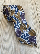 A Bold Vintage 90s Silk Tie By
