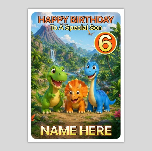Dinosaur personalised - dinosaur,