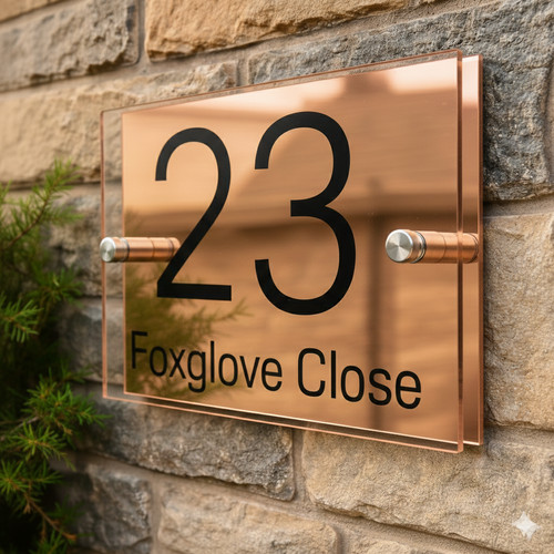 House number plaques - house,
