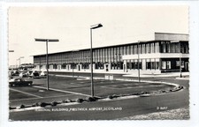 TERMINAL BUILDING, PRESTWICK AIRPORT: Ayrshire postcard (C92911)