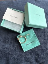 Vintage tiffany sterling silver screwball keyring