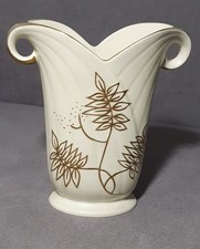 Vintage Crown Devon Vase Cream