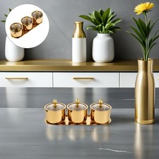 3 Compartment Metal Seasoning