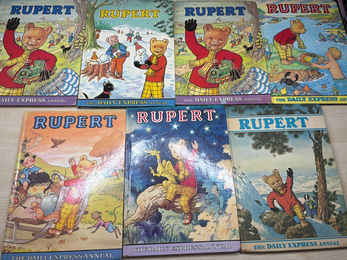 Vintage rupert bear - x,