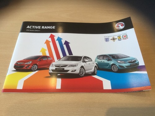 Vauxhall active range 2012 - range,