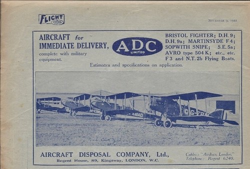British 1922 aircraft airplane - 1922,