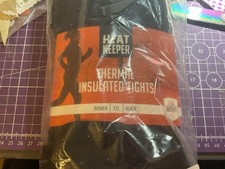 New Pair Of Heat Keeper Thermal Insulated Tights Women’s XXL Black