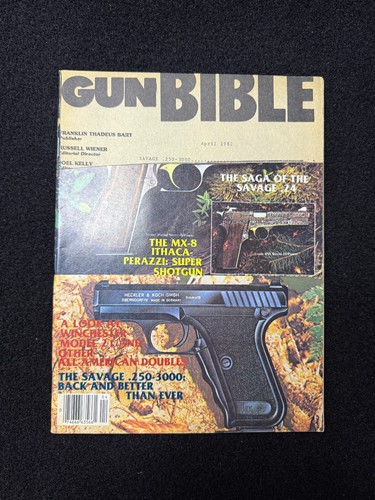 Gun bible 1982 firearms - bible,