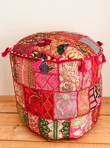 Indian vintage patchwork pink - vintage,