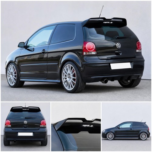 Polo gloss black - black, rear
